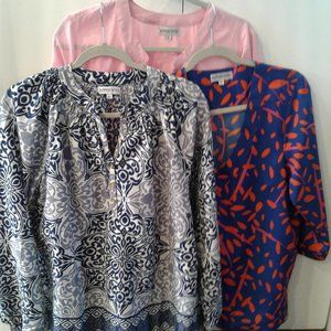 THREE Buckhead Betties Blouses